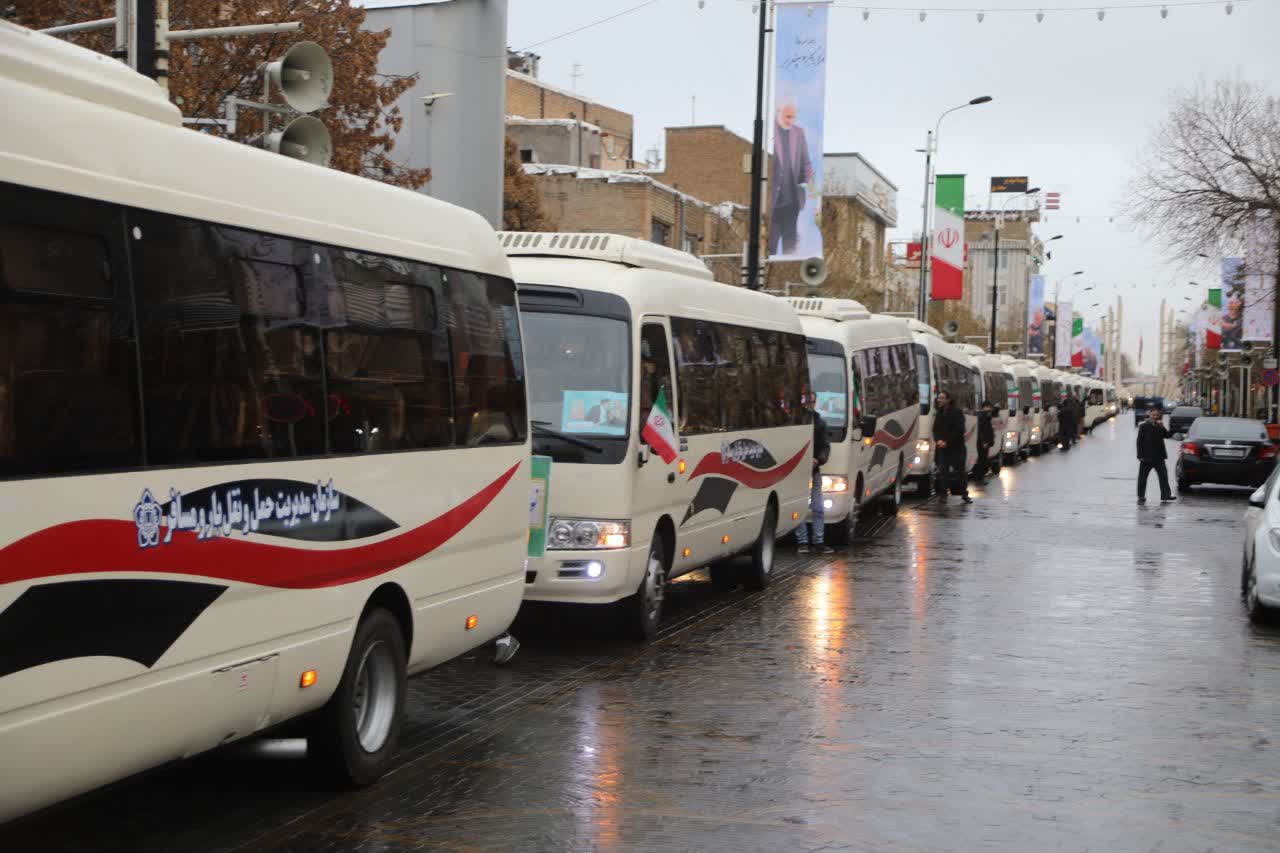 ورود ۳۶ دستگاه مینی بوس به ناوگان حمل و نقل عمومی شهر زنجان